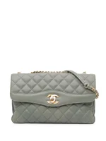 2018 Large Quilted Lambskin Daily Companion Flap shoulder bag