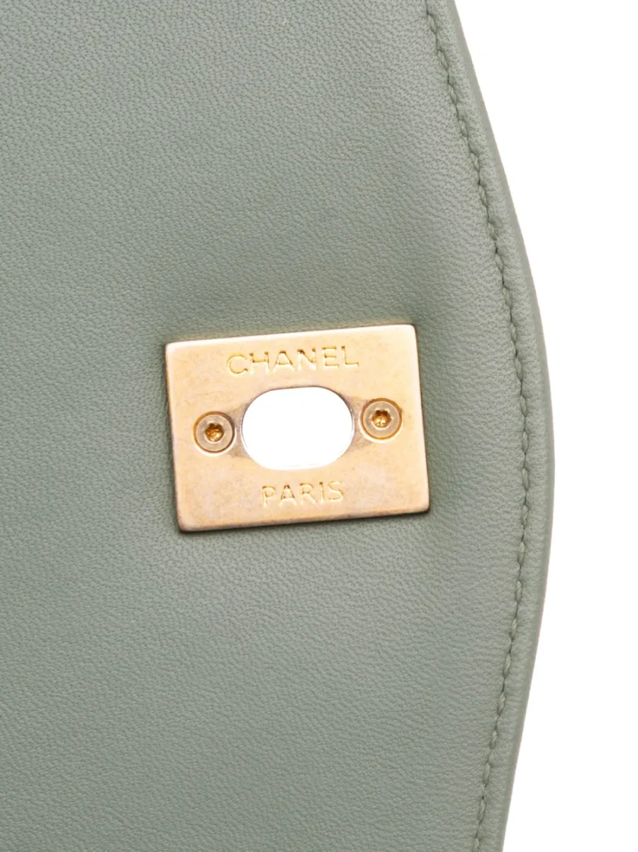 ⁦2018 Large Quilted Lambskin Daily Companion Flap shoulder bag⁩ – תמונה ⁦4⁩