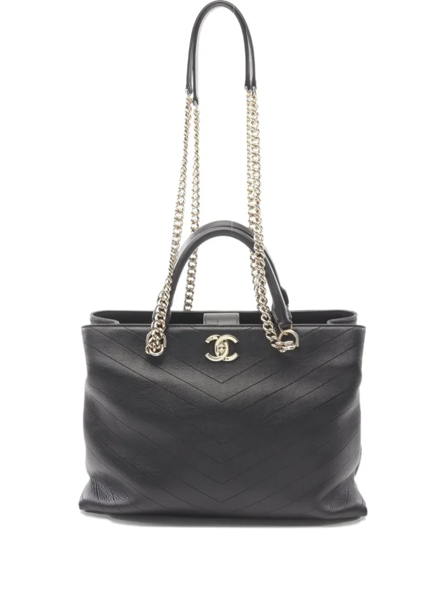 ⁦2018-2019 Chevron V-stitch chain shoulder bag⁩ – תמונה ⁦1⁩