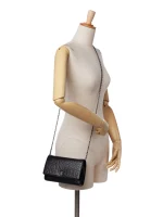 ⁦2012 Lambskin Camellia Embossed Wallet On Chain crossbody bag⁩ – תמונה ⁦2⁩