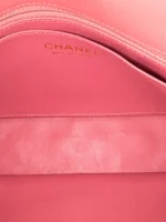 ⁦2014 Medium Classic Lambskin Valentines Heart Charms Single Flap shoulder bag⁩ – תמונה ⁦5⁩