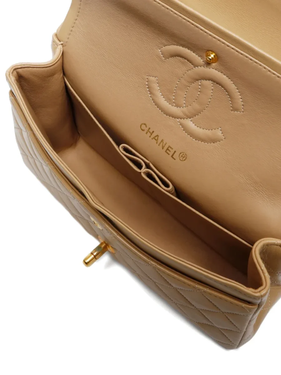 ⁦1985-1993 Matelassé Double Flap shoulder bag⁩ – תמונה ⁦5⁩