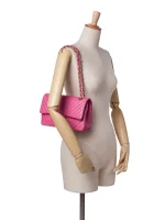 ⁦2015-2016 Medium Classic Chevron Lambskin Double Flap shoulder bag⁩ – תמונה ⁦2⁩