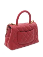 ⁦2018 Mini Caviar Coco Top Handle Bag satchel⁩ – תמונה ⁦3⁩