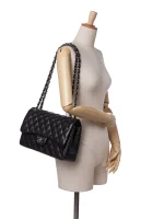 ⁦2010-2011 Jumbo Classic Lambskin Double Flap shoulder bag⁩ – תמונה ⁦7⁩