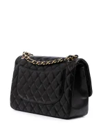 ⁦2010-2011 Jumbo Classic Lambskin Double Flap shoulder bag⁩ – תמונה ⁦2⁩
