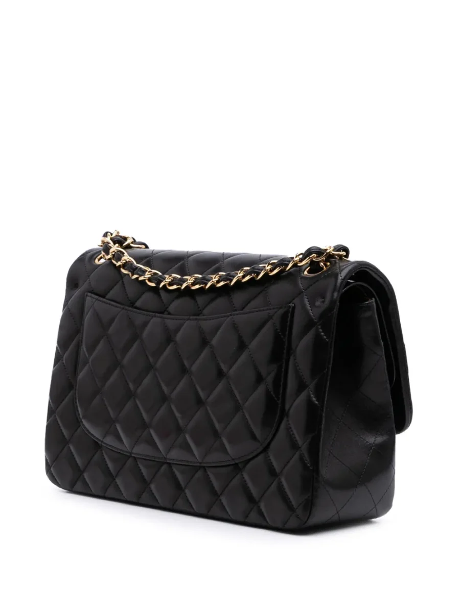 ⁦2010-2011 Jumbo Classic Lambskin Double Flap shoulder bag⁩ – תמונה ⁦2⁩