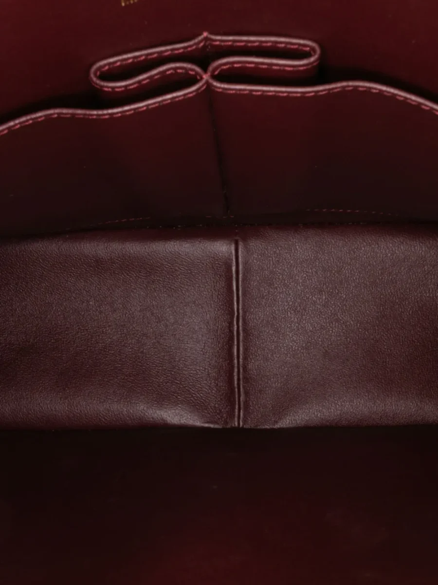 ⁦2010-2011 Jumbo Classic Lambskin Double Flap shoulder bag⁩ – תמונה ⁦5⁩