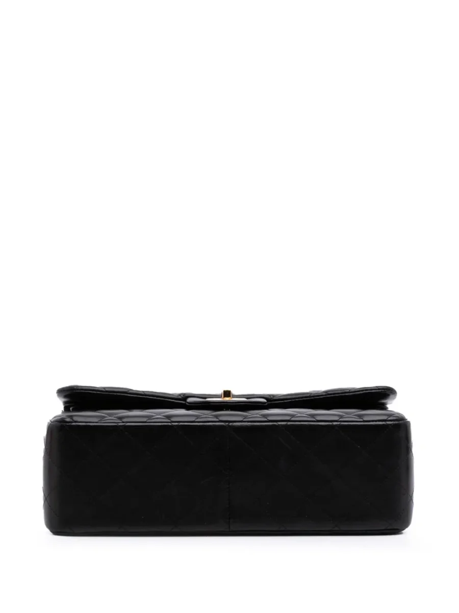 ⁦2010-2011 Jumbo Classic Lambskin Double Flap shoulder bag⁩ – תמונה ⁦3⁩