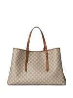 ⁦large GG Emblem tote bag⁩ – תמונה ⁦4⁩