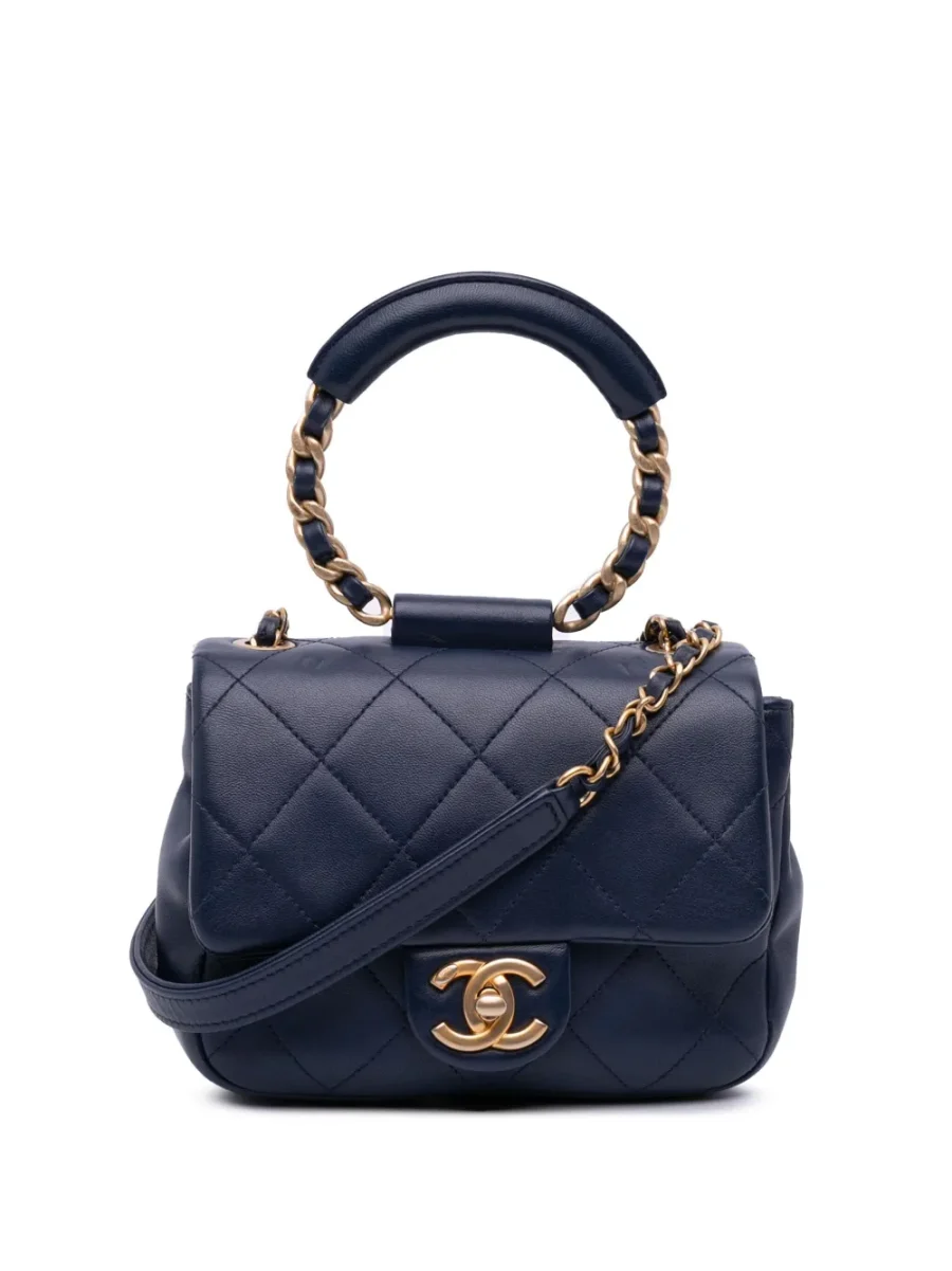 ⁦2019 Mini Lambskin In The Loop Flap satchel⁩ – תמונה ⁦1⁩