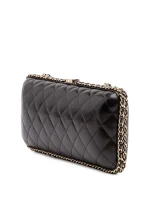 ⁦2012 Quilted Lambskin Chain Around Clutch crossbody bag⁩ – תמונה ⁦3⁩