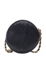 ⁦2019 Lambskin Pearl Round Clutch On Chain crossbody bag⁩ – תמונה ⁦4⁩