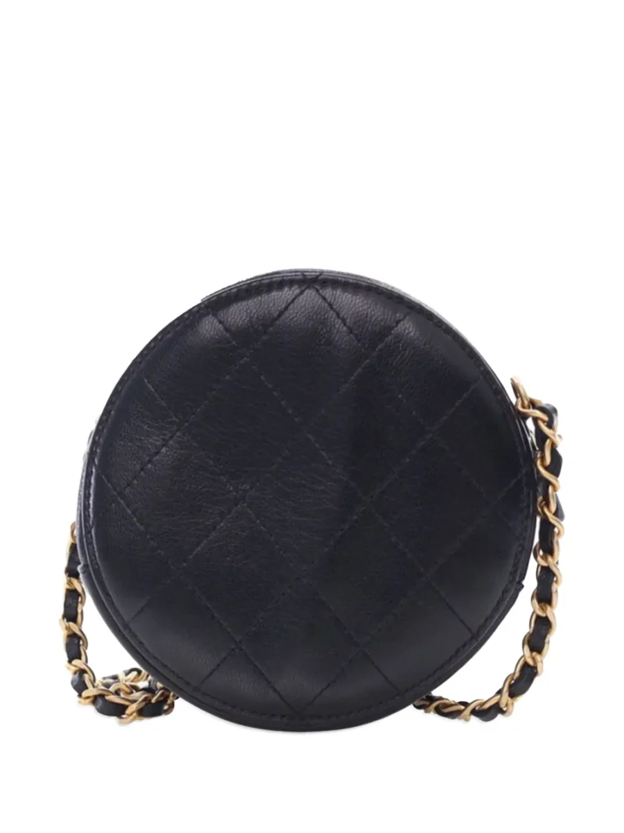 ⁦2019 Lambskin Pearl Round Clutch On Chain crossbody bag⁩ – תמונה ⁦4⁩