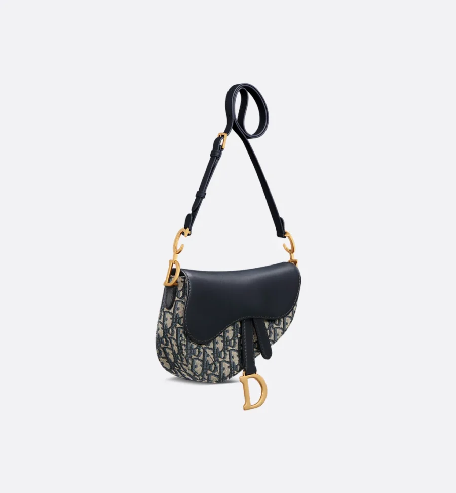 ⁦Dior Mini Soft Saddle Bag with Strap⁩ – תמונה ⁦3⁩
