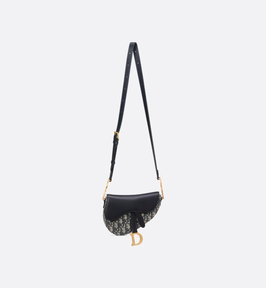 ⁦Dior Mini Soft Saddle Bag with Strap⁩ – תמונה ⁦5⁩