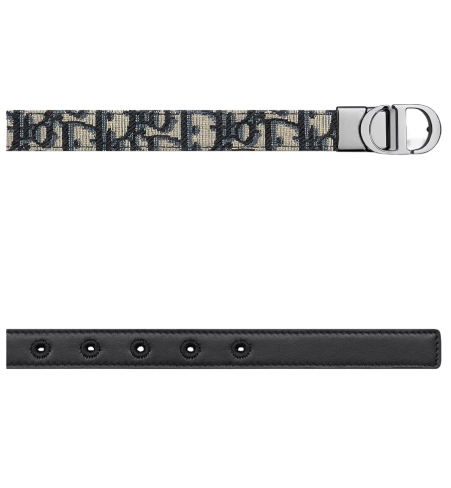 ⁦Dior Montaigne Reversible Belt⁩ – תמונה ⁦4⁩