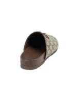 ⁦GUCCI Coated Canvas Slides⁩ – תמונה ⁦4⁩