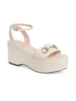 ⁦GUCCI Lady Horsebit 75MM Wedge⁩ – תמונה ⁦5⁩