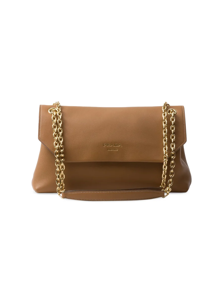 ⁦Prada Medium Leather Shoulder Bag⁩ – תמונה ⁦1⁩