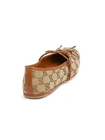 ⁦GG Canvas Horsebit Ballet Flats⁩ – תמונה ⁦4⁩