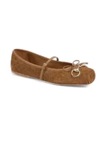 ⁦GUCCI Suede Ballet Flats⁩ – תמונה ⁦5⁩