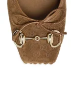 ⁦GUCCI Suede Ballet Flats⁩ – תמונה ⁦2⁩