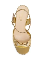 ⁦GUCCI Lady Horsebit 75MM Metallic⁩ – תמונה ⁦3⁩