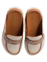 ⁦MIU MIU Canvas Mules⁩ – תמונה ⁦3⁩