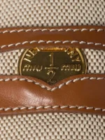 ⁦MIU MIU Canvas Mules⁩ – תמונה ⁦2⁩