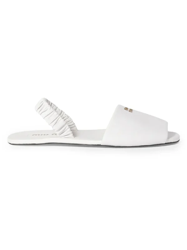 MIU MIU Ruches Sandals