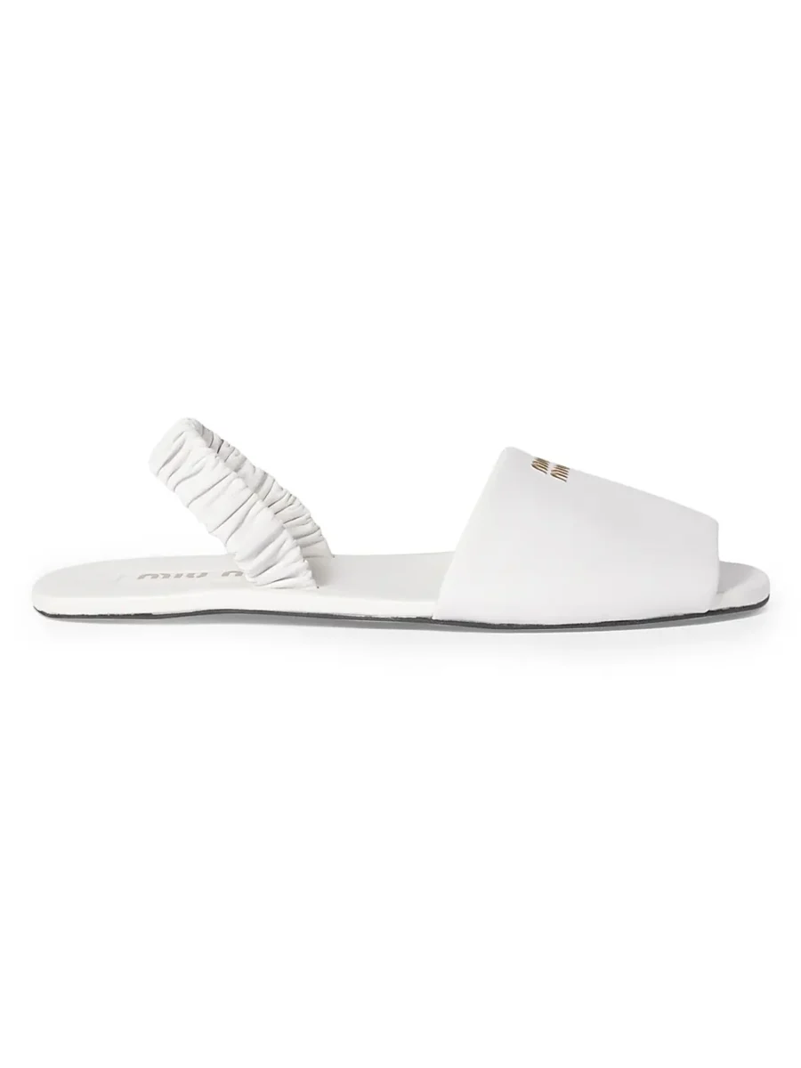 ⁦MIU MIU Ruches Sandals⁩ – תמונה ⁦1⁩