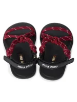 ⁦MIU MIU Riviere Cord Sandals⁩ – תמונה ⁦4⁩