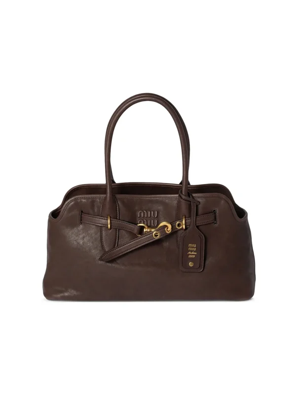 MIU MIU Aventure Nappa Leather Shoulder Bag