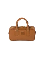 MIU MIU Arcadie Leather Top Handle Bag
