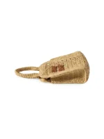 ⁦MIU MIU Raffia-Effect Woven⁩ – תמונה ⁦2⁩