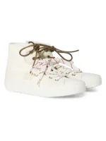 ⁦MIU MIU Washed Denim High-Top⁩ – תמונה ⁦4⁩