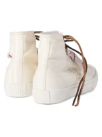 ⁦MIU MIU Washed Denim High-Top⁩ – תמונה ⁦3⁩