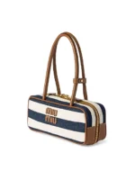 ⁦MIU MIU Beau Canvas Leather⁩ – תמונה ⁦4⁩