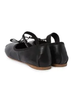 ⁦MIU MIU Leather Ballerinas⁩ – תמונה ⁦4⁩
