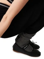 ⁦MIU MIU Leather Ballerinas⁩ – תמונה ⁦2⁩