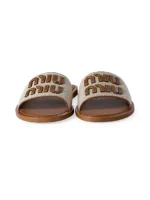 ⁦MIU MIU Canvas Slide⁩ – תמונה ⁦2⁩