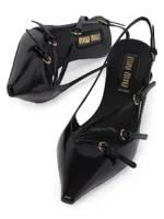 ⁦MIU MIU Brushed Slingbacks⁩ – תמונה ⁦3⁩