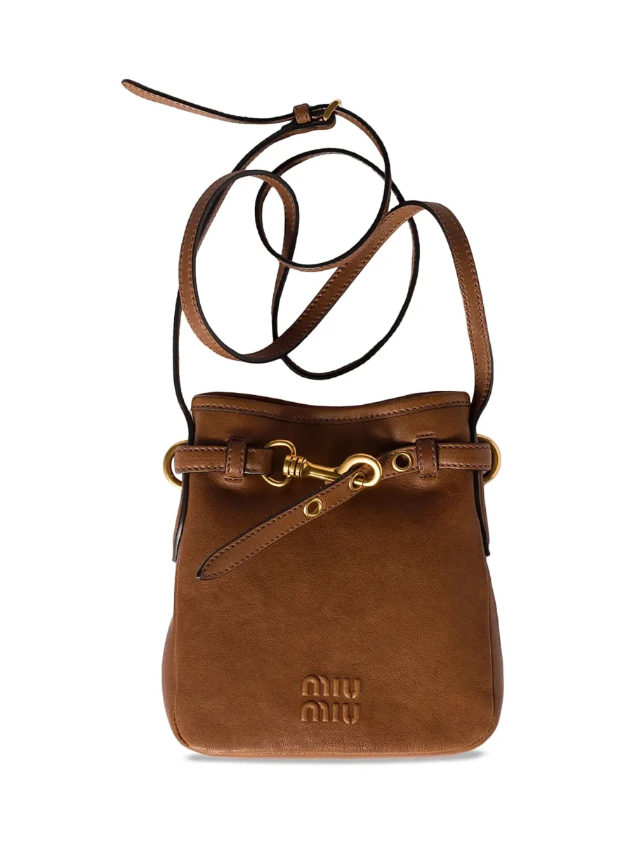 ⁦MIU MIU Nappa Leather Pouch⁩ – תמונה ⁦1⁩