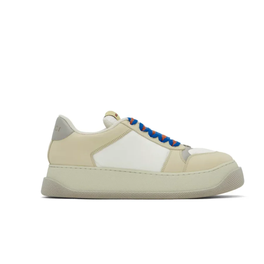 ⁦GUCCI Beige Screener Sneakers⁩ – תמונה ⁦1⁩