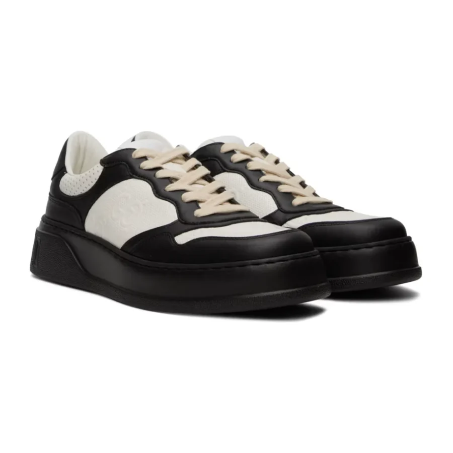⁦GUCCI Black & White Embossed⁩ – תמונה ⁦2⁩