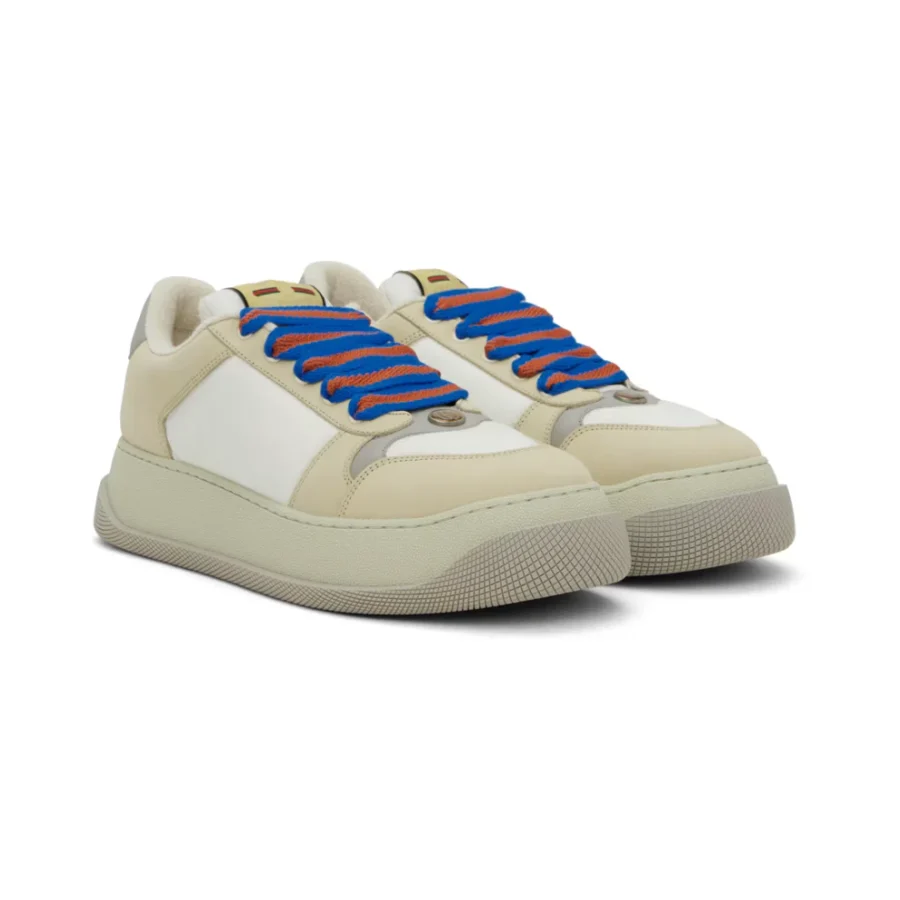⁦GUCCI Beige Screener Sneakers⁩ – תמונה ⁦5⁩
