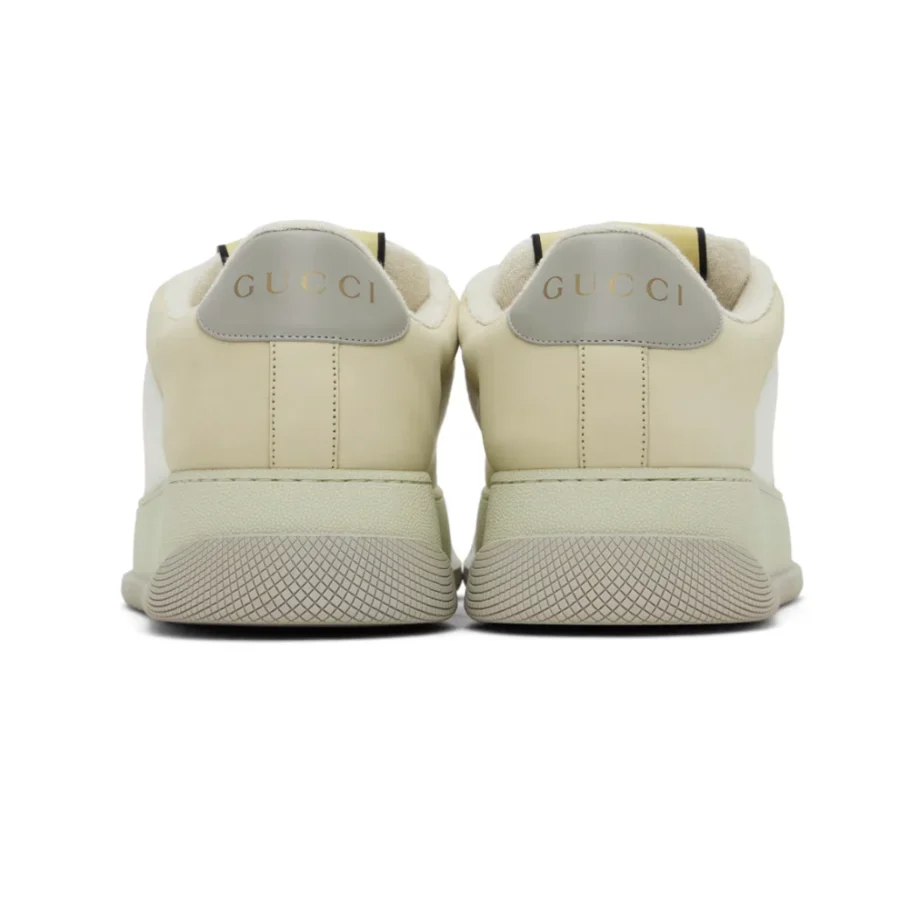 ⁦GUCCI Beige Screener Sneakers⁩ – תמונה ⁦4⁩
