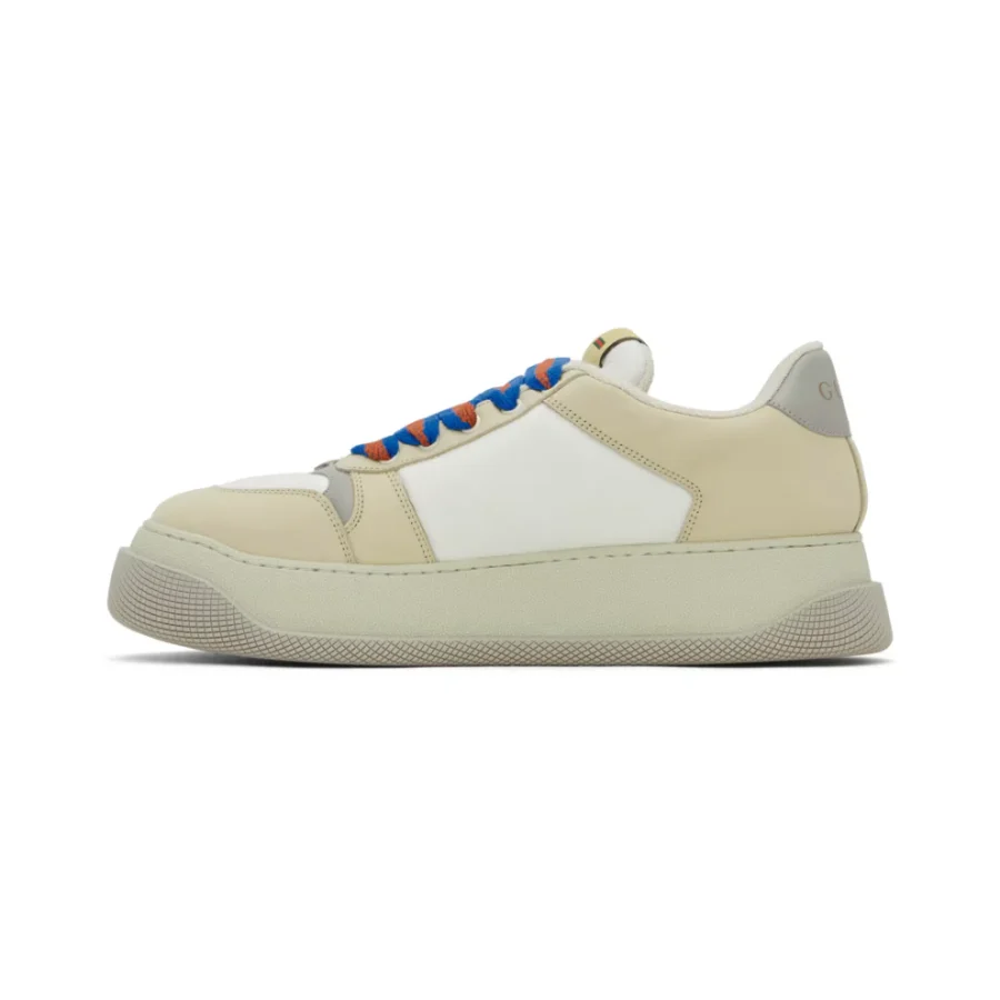 ⁦GUCCI Beige Screener Sneakers⁩ – תמונה ⁦3⁩