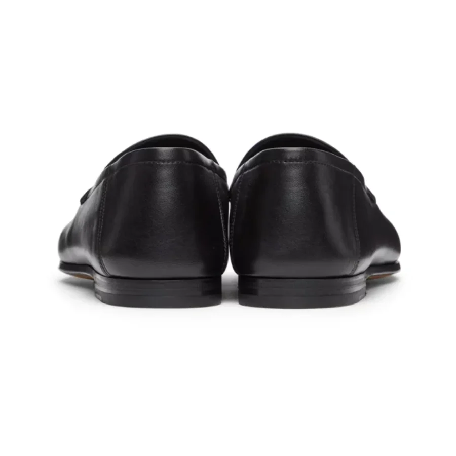 ⁦GUCCI Black Leather Horsebit Loafers⁩ – תמונה ⁦2⁩